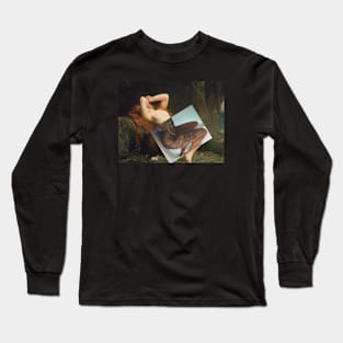 Mary Magdalene in a Grotto Long Sleeve T-Shirt